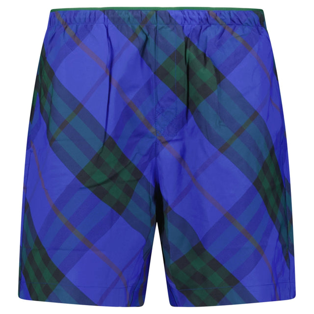 Burberry Check Swim Shorts Blue - Boinclo - Outlet Sale Under Retail