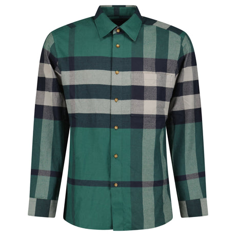 Burberry 'Claverdon' Check Shirt in Dark Racing Green - Boinclo - Outlet Sale Under Retail