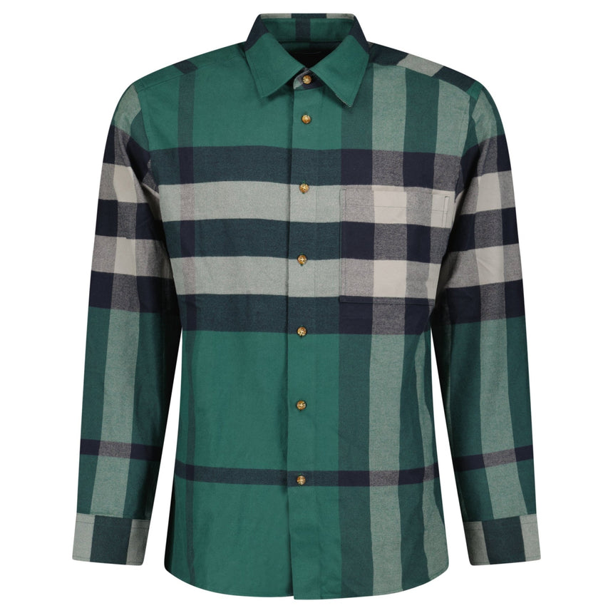 Burberry 'Claverdon' Check Shirt in Dark Racing Green - Boinclo - Outlet Sale Under Retail