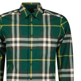 Burberry Claverdon Large Check Cotton Shirt in Ivy Green - Boinclo - Outlet Sale Under Retail