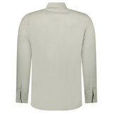 Burberry Claverdon Long-Sleeved Poplin Shirt in Laurel Green Melange - Boinclo - Outlet Sale Under Retail