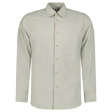 Burberry Claverdon Long-Sleeved Poplin Shirt in Laurel Green Melange - Boinclo - Outlet Sale Under Retail