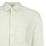 Burberry Claverdon Plain Long-Sleeved Poplin Shirt in Pistachio Green - Boinclo - Outlet Sale Under Retail