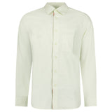 Burberry Claverdon Plain Long-Sleeved Poplin Shirt in Pistachio Green - Boinclo - Outlet Sale Under Retail
