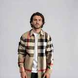 Burberry Clifden Check Overshirt in Archive Beige - Boinclo - Outlet Sale Under Retail