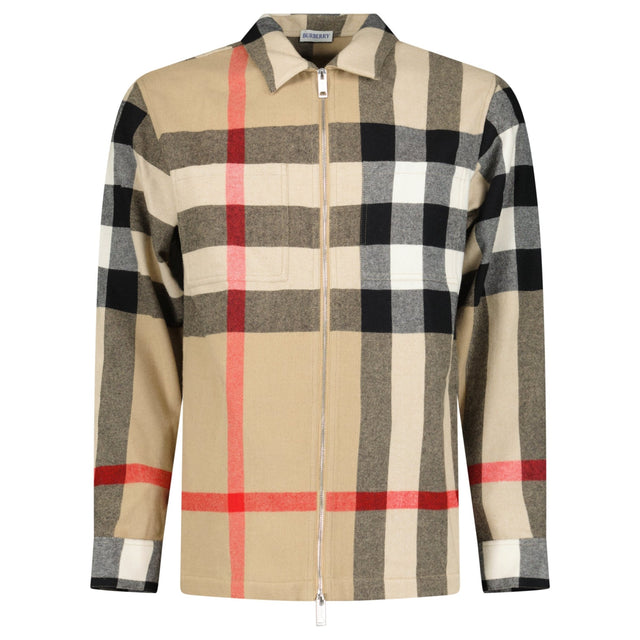 Burberry Clifden Check Overshirt in Archive Beige - Boinclo - Outlet Sale Under Retail