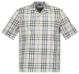 Burberry Elio Check Short-Sleeved Cotton Shirt in Lichen - Boinclo - Outlet Sale Under Retail