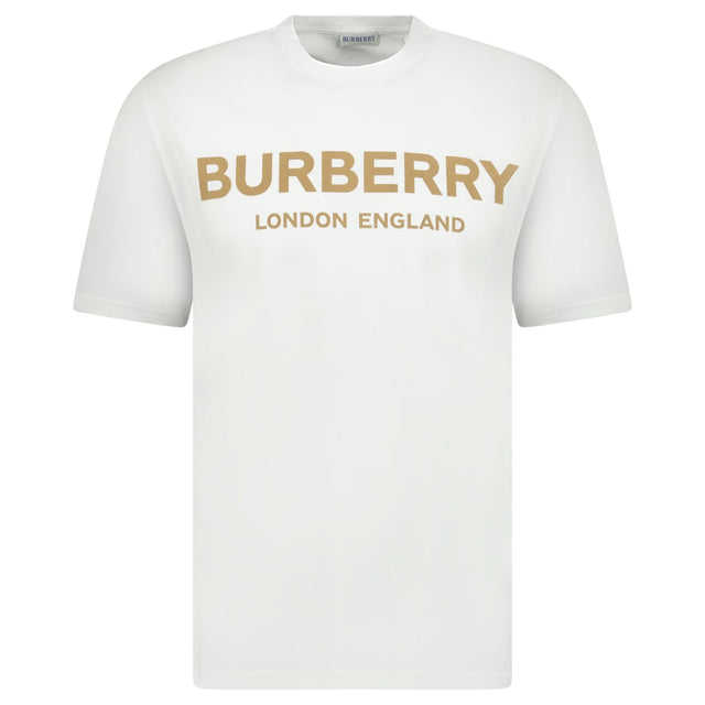 Burberry 'Ellison' London Logo Print T-Shirt White Outlet Sale