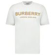 Burberry 'Ellison' London Logo Print T-Shirt White - Boinclo - Outlet Sale Under Retail