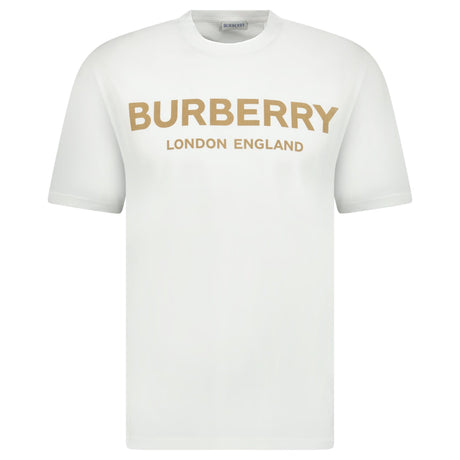 Burberry 'Ellison' London Logo Print T-Shirt White - Boinclo - Outlet Sale Under Retail
