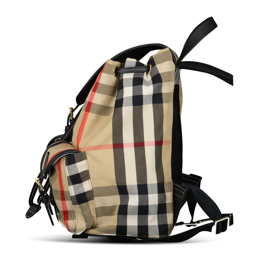 Burberry Enfield Check Canvas Backpack in Archive Beige - Boinclo - Outlet Sale Under Retail
