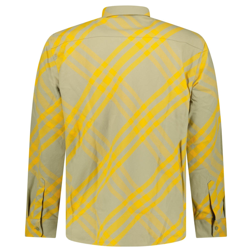 Burberry Eydon Check Shirt in Yellow and Light Green - Boinclo - Outlet Sale Under Retail