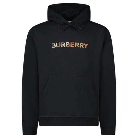 Burberry ‘Farley’ Logo Embroidered Hoodie in Black - Boinclo - Outlet Sale Under Retail