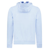 Burberry ‘Farley’ Logo Embroidered Hoodie in Light Blue - Boinclo - Outlet Sale Under Retail