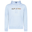 Burberry ‘Farley’ Logo Embroidered Hoodie in Light Blue - Boinclo - Outlet Sale Under Retail