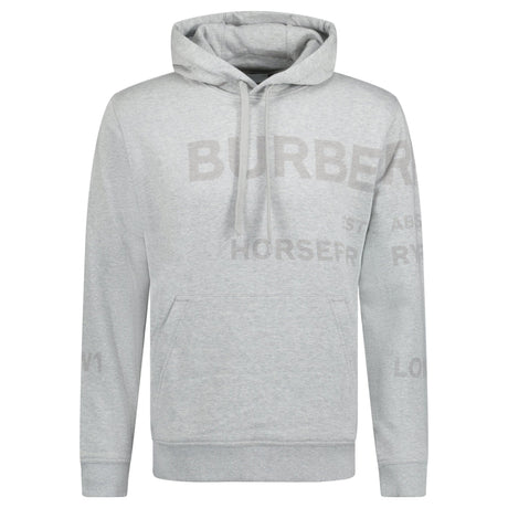 Burberry 'Farley' Logo Print Hooded Sweatshirt Grey - Boinclo - Outlet Sale Under Retail