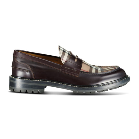 Burberry 'Fred' Check Loafer Conker Brown - Boinclo ltd - Outlet Sale Under Retail