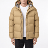 Burberry Halsby Down Puffer Jacket Beige - Boinclo - Outlet Sale Under Retail