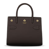 Burberry Handle Tote in Dark Clay Brown - Boinclo - Outlet Sale Under Retail