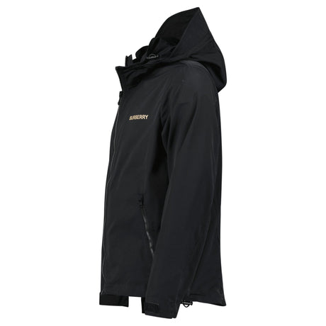 Burberry 'Hargrave' Zip - Up Logo Hooded Rain Jacket Black - Boinclo - Outlet Sale Under Retail