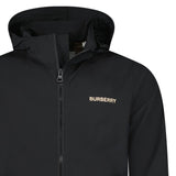 Burberry 'Hargrave' Zip - Up Logo Hooded Rain Jacket Black - Boinclo - Outlet Sale Under Retail
