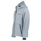 Burberry 'Hargrave' Zip - Up Logo Hooded Rain Jacket Gale Grey - Boinclo - Outlet Sale Under Retail