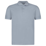 Burberry 'Hartford' Check Placket Polo Gale Blue - Boinclo - Outlet Sale Under Retail