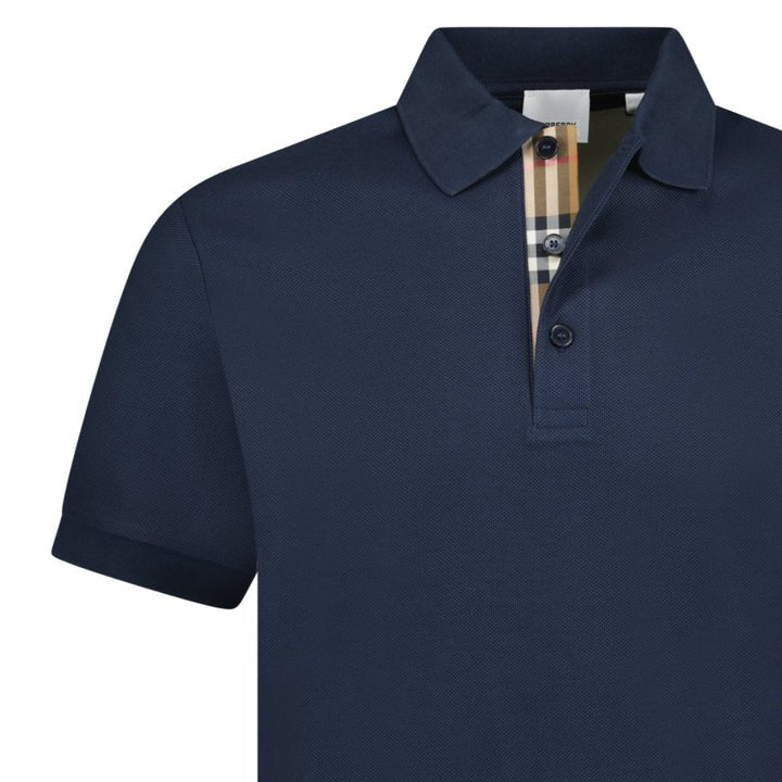 Burberry Midnight blue piquet polo shirt (8084019 B1488