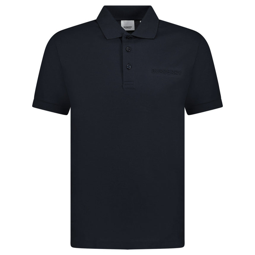 Burberry 'Hartford' Embossed Logo Polo Black - Boinclo - Outlet Sale Under Retail