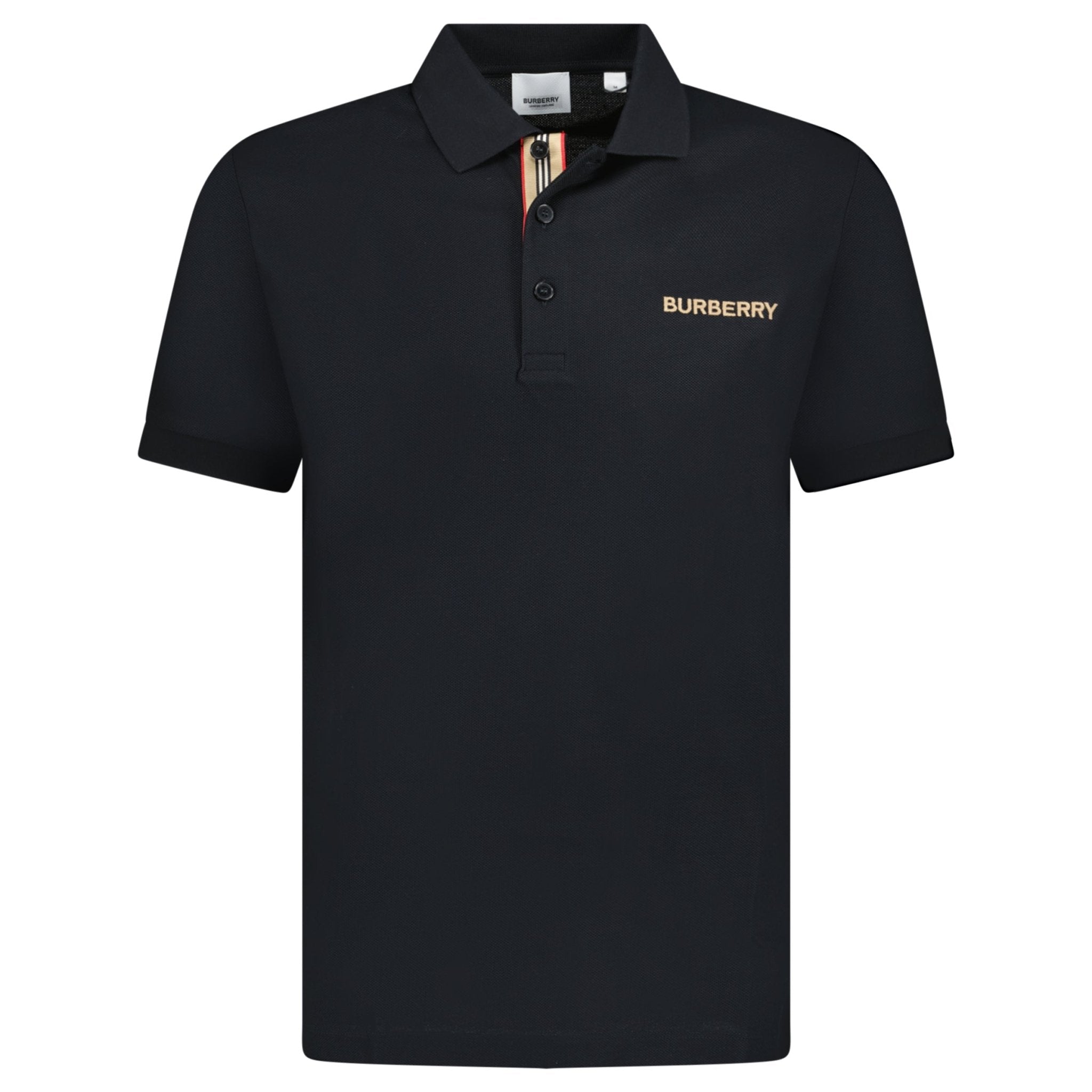 Burberry logo polo shirt hotsell