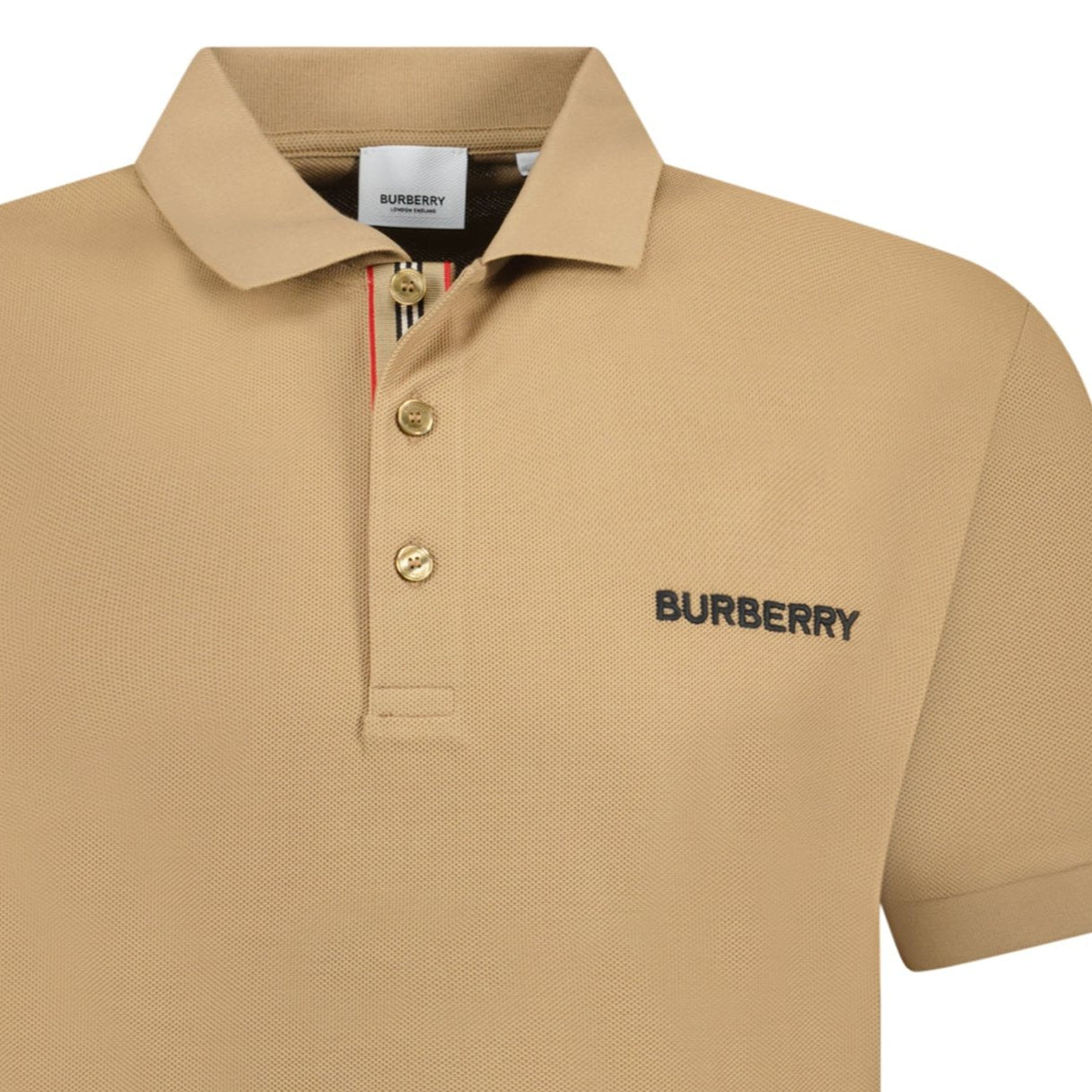 Burberry check polo shirt online