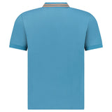 Burberry ‘Hartford’ Striped Check Short Sleeve Polo in Turquoise - Boinclo - Outlet Sale Under Retail