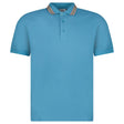 Burberry ‘Hartford’ Striped Check Short Sleeve Polo in Turquoise - Boinclo - Outlet Sale Under Retail