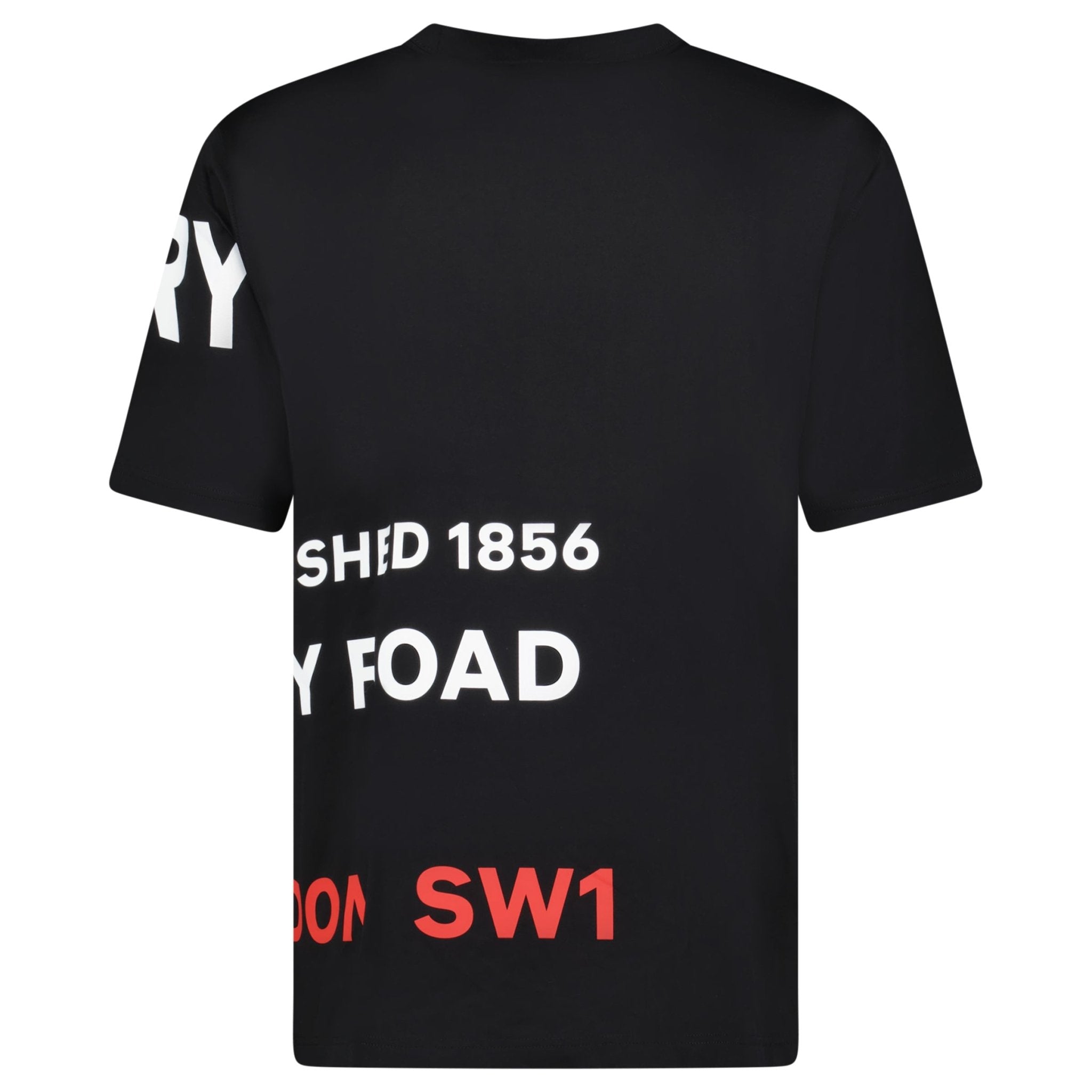 Burberry Horseferry Cotton T-Shirt Black - Outlet Sale Under