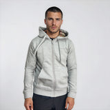 Burberry 'Hove' check Hood Embroidery Logo Hoodie Zip Sweatshirt Grey - Boinclo - Outlet Sale Under Retail