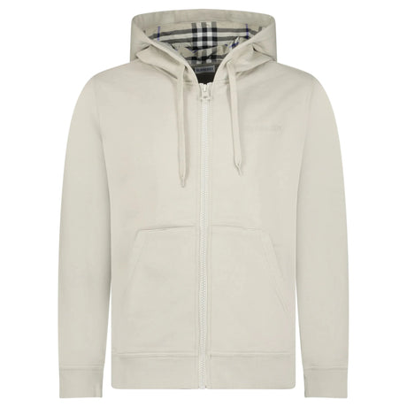 Burberry 'Hove' check Hood Embroidery Logo Hoodie Zip Sweatshirt Lichen - Boinclo - Outlet Sale Under Retail