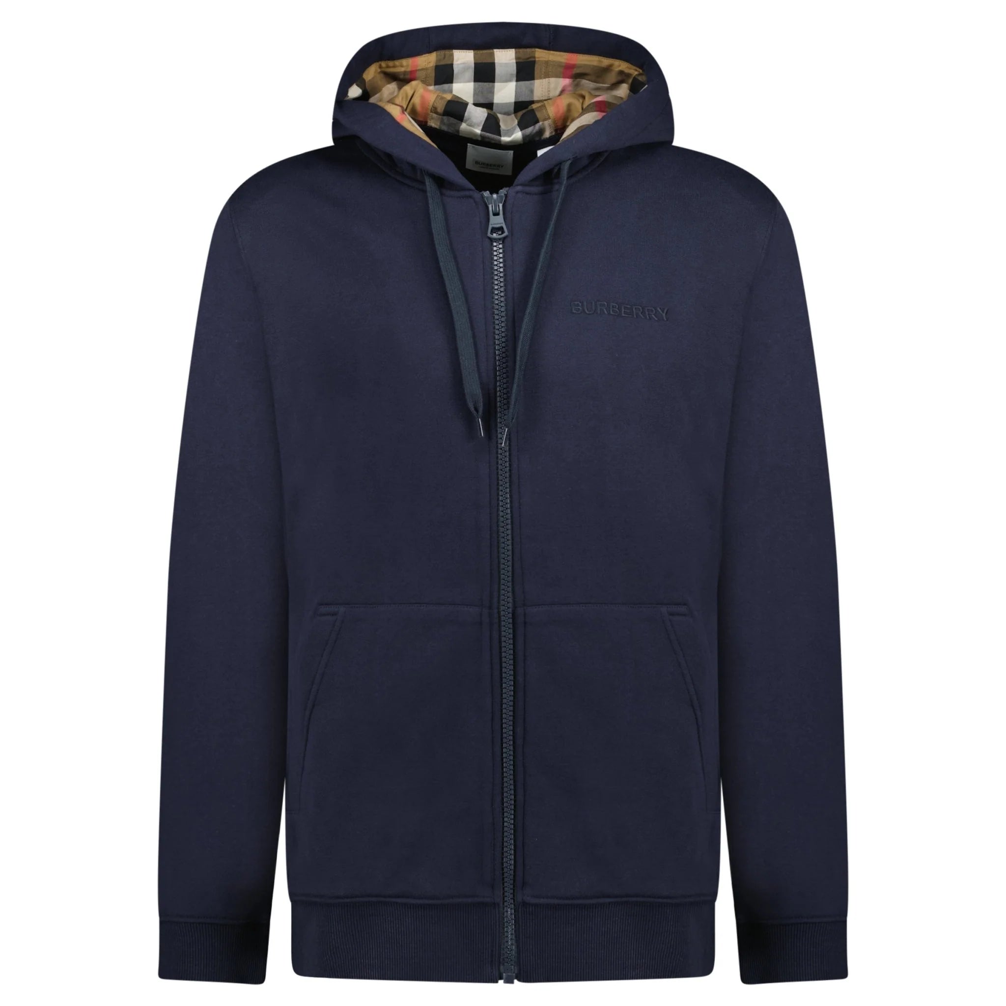 Burberry zip front hooded sweatshirt on sale