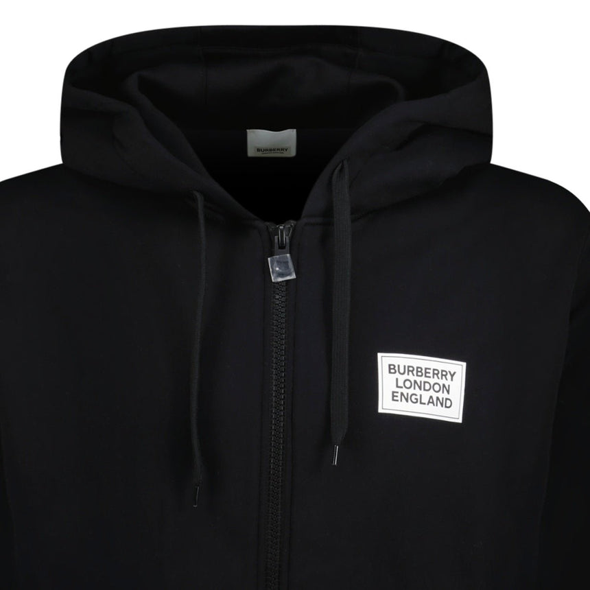 Burberry 'Hove' Logo Hoodie Zip Sweatshirt Black - Boinclo - Outlet Sale Under Retail