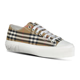 Burberry 'Jack Low' Check Trainers Taupe Brown - Boinclo - Outlet Sale Under Retail