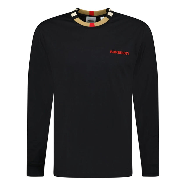 Burberry 'Jayson' Check Long Sleeve T-Shirt Black - Boinclo - Outlet Sale Under Retail