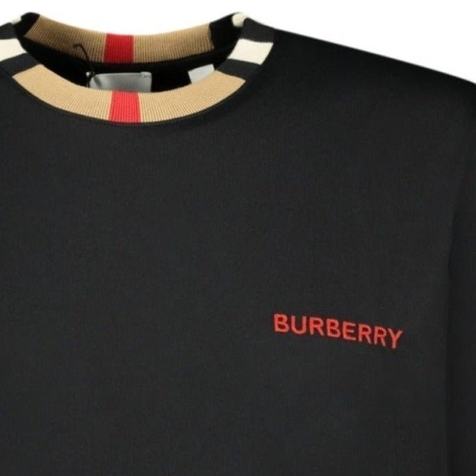 Burberry Jayson Check T Shirt Black Outlet Sale Always Under Retail Boinclo