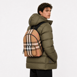 Burberry 'Jeff' Rucksack Signature Check Beige - Boinclo - Outlet Sale Under Retail