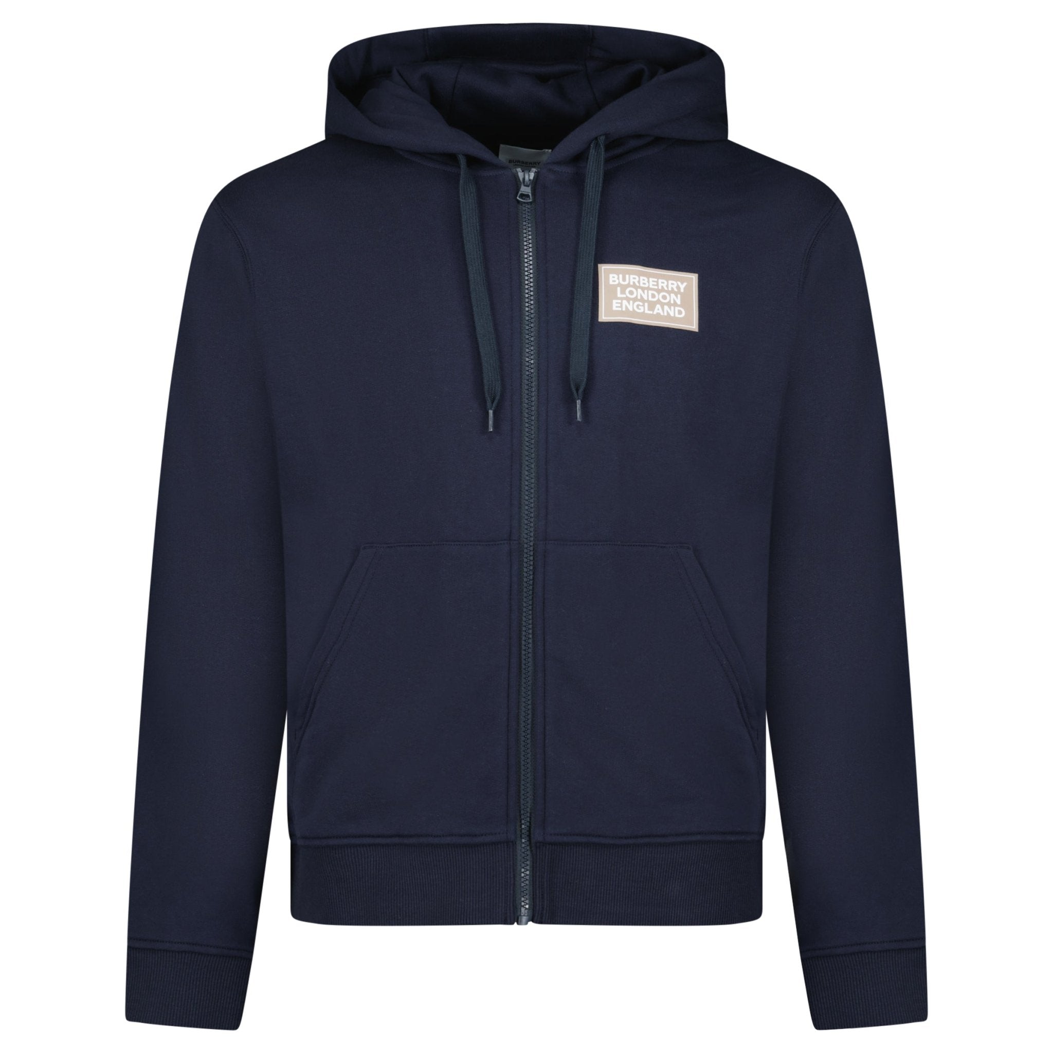 Color variation of 'Keira' Logo Hoodie Zip Sweatshirt Navy