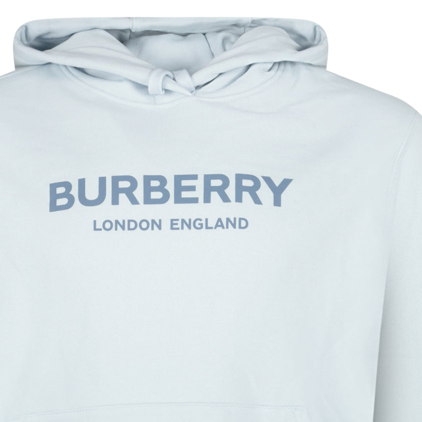 Burberry Kendall Logo Print Hoodie in Arctic Blue - Boinclo - Outlet Sale Under Retail