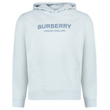 Burberry Kendall Logo Print Hoodie in Arctic Blue - Boinclo - Outlet Sale Under Retail