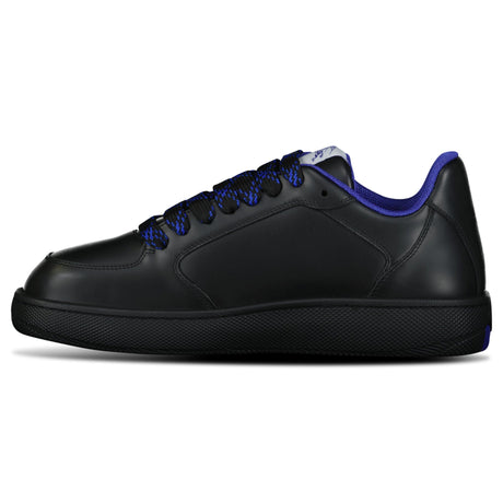 Burberry Leather Padded Trainers in Black & Blue - Boinclo - Outlet Sale Under Retail