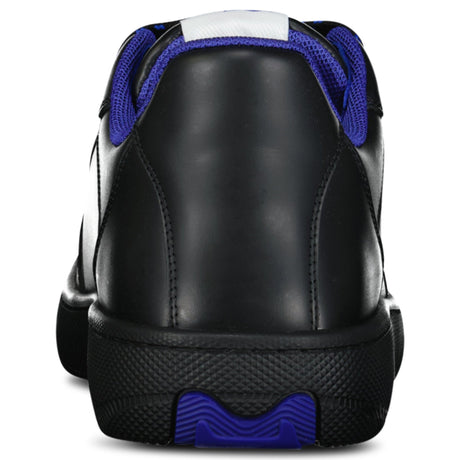 Burberry Leather Padded Trainers in Black & Blue - Boinclo - Outlet Sale Under Retail