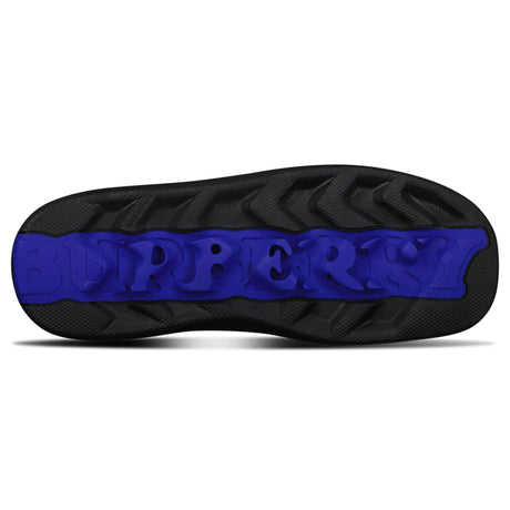 Burberry Leather Padded Trainers in Black & Blue - Boinclo - Outlet Sale Under Retail
