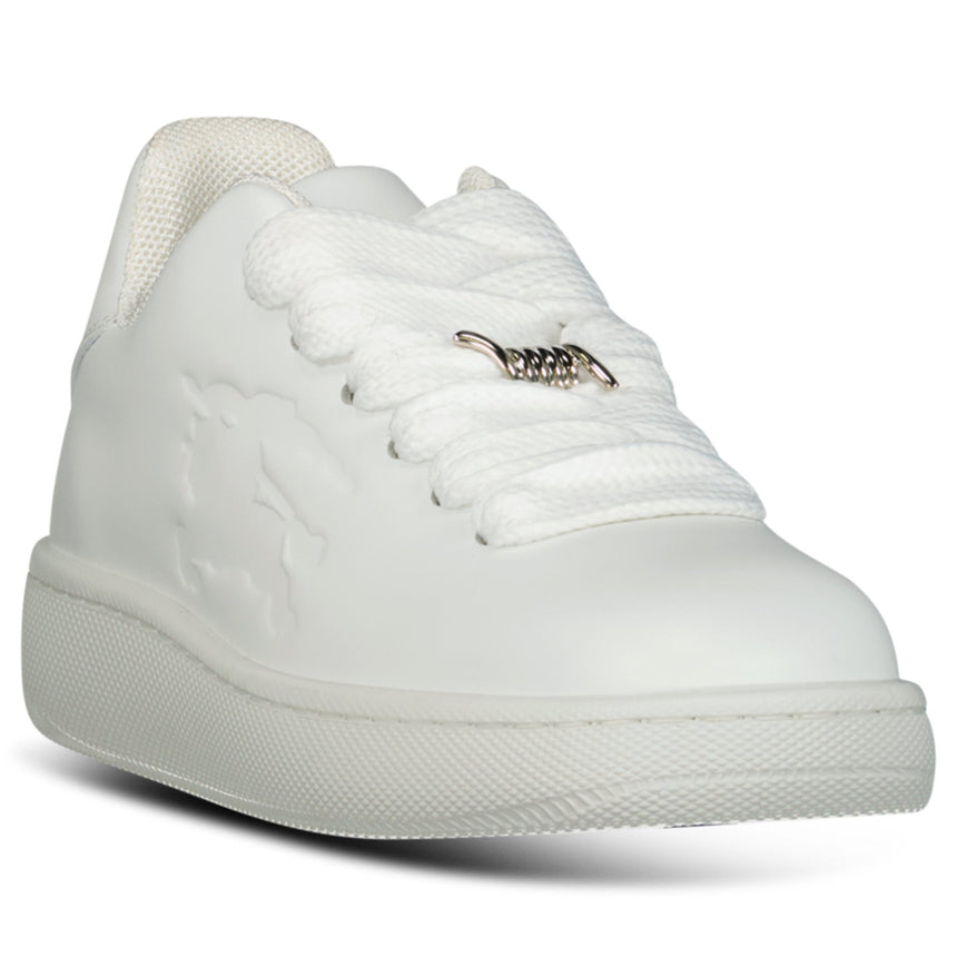 Burberry Leather Padded Trainers in White - Boinclo - Outlet Sale Under Retail
