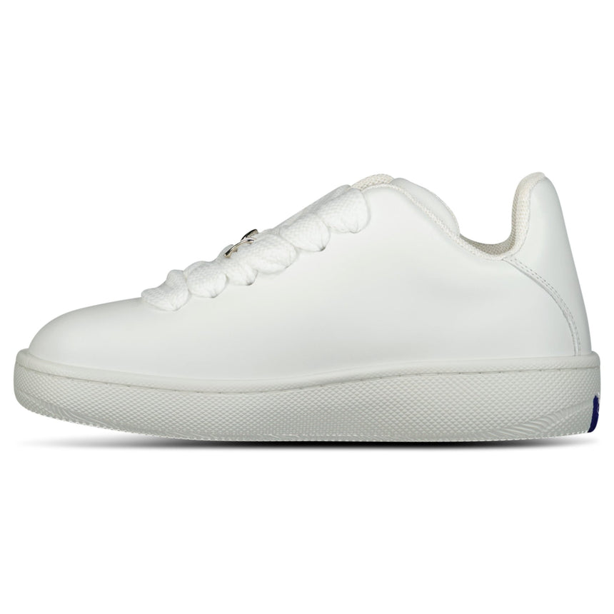 Burberry Leather Padded Trainers in White - Boinclo - Outlet Sale Under Retail